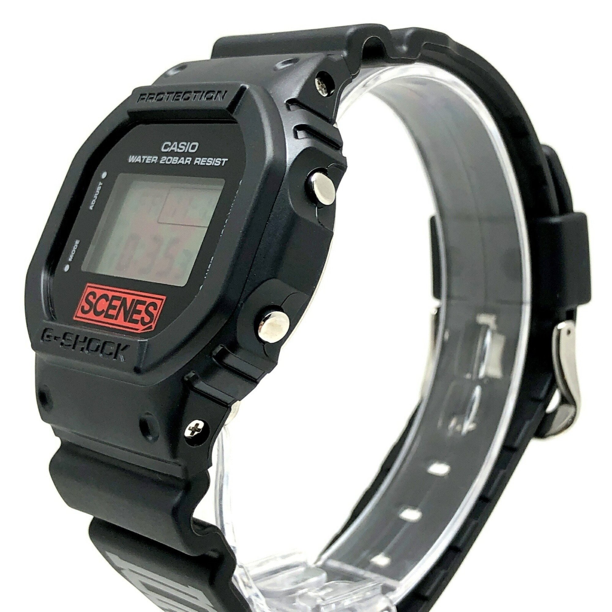 G-SHOCK CASIO Watch DW5600-BZ LIMITED MODEL B'z 30th Year Exhibition SCENES 1988-2018 Anniversary Collaboration Model Lottery Limited Black x Red DW-5600VT Released in May 2018 Mikunigaoka Store