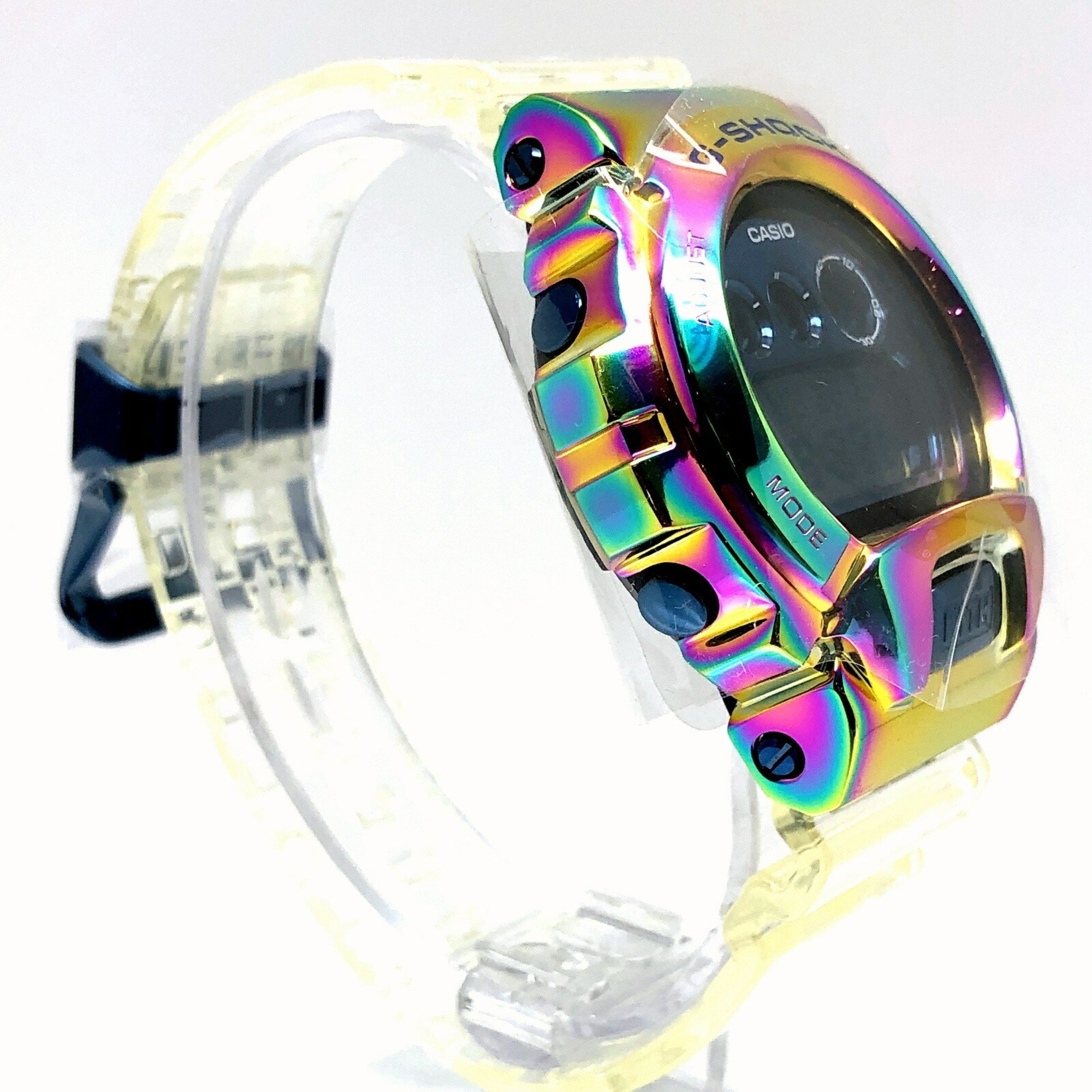 G-SHOCK CASIO Watch GM-6900KITH-2 10th ANNIVERSARY Kiss Anniversary 3rd Collaboration Model Metal Bezel Rainbow IP Skeleton Belt Released in March 2021 Mikunigaoka Store