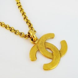 Chanel Necklace Coco Mark GP Plated Gold Ladies