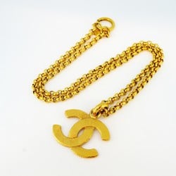 Chanel Necklace Coco Mark GP Plated Gold Ladies