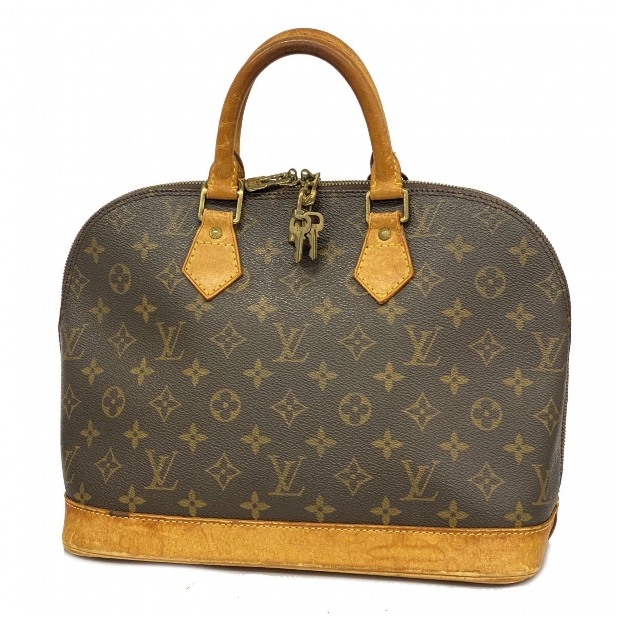 Louis Vuitton handbag Monogram Alma M51130 brown ladies