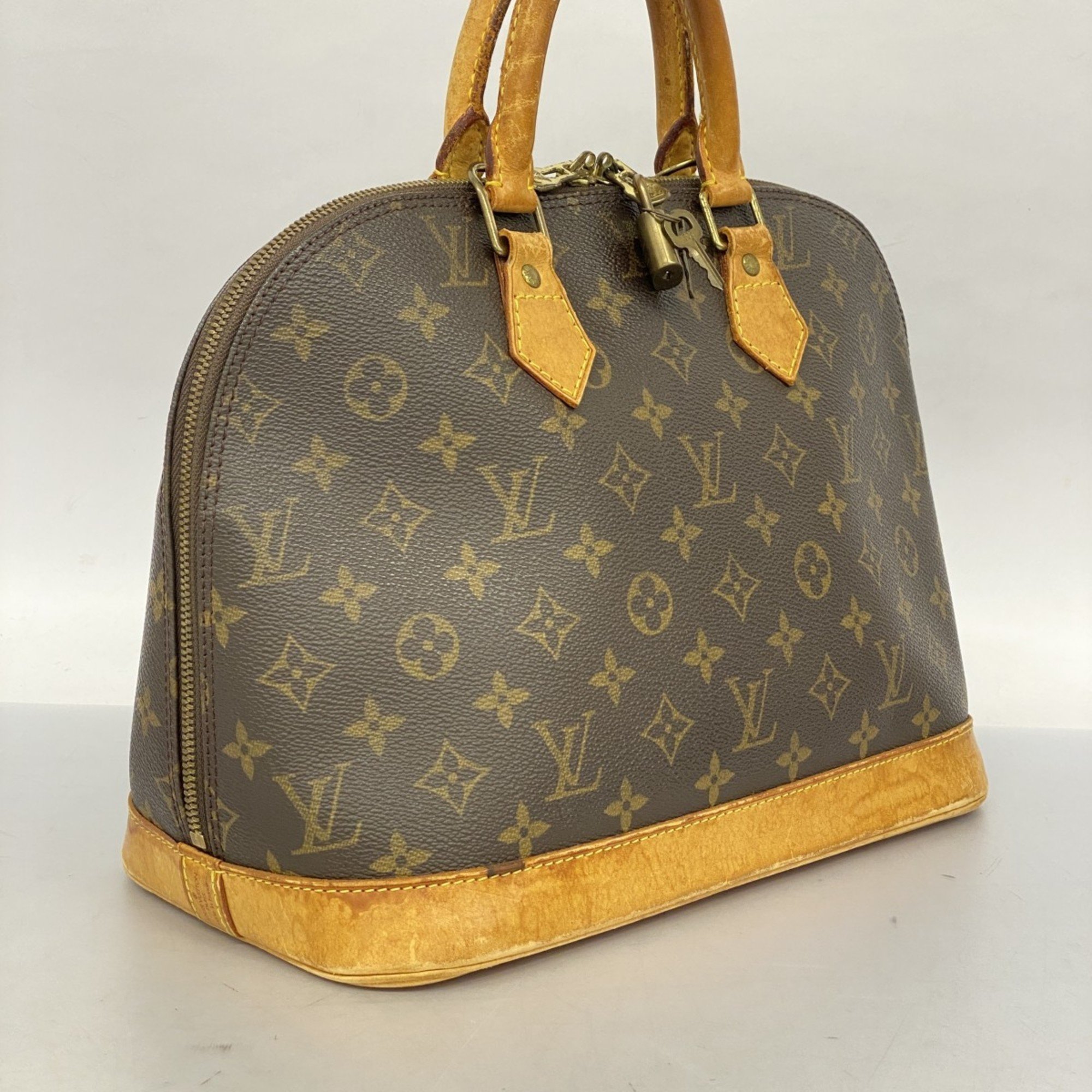 Louis Vuitton handbag Monogram Alma M51130 brown ladies