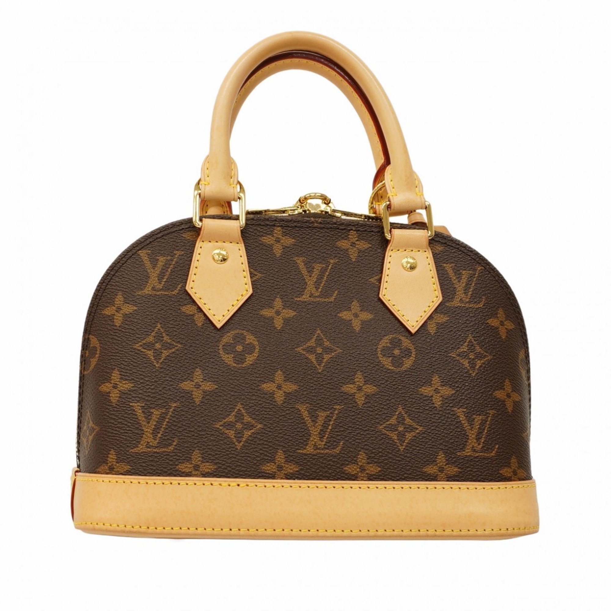 Louis Vuitton Handbag Monogram Alma BB M46990 Brown Ladies