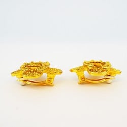 Chanel Earrings Coco Mark GP Plated Gold Ladies