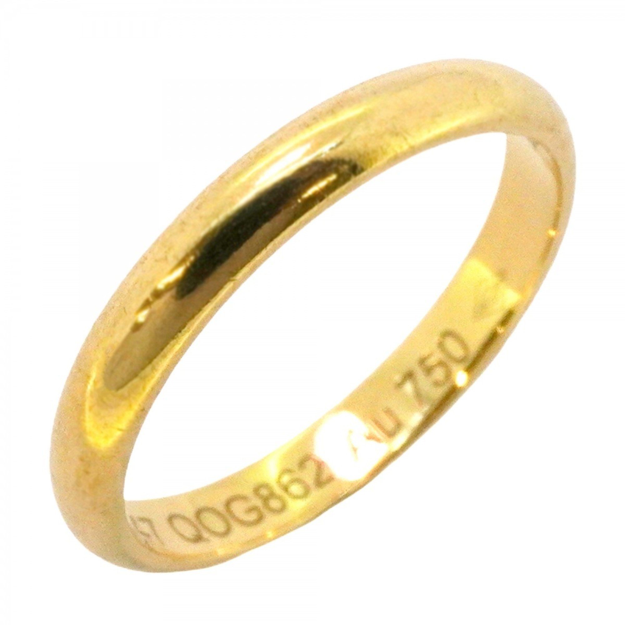 Cartier Ring Classic Wedding K18YG Yellow Gold #47 Ladies