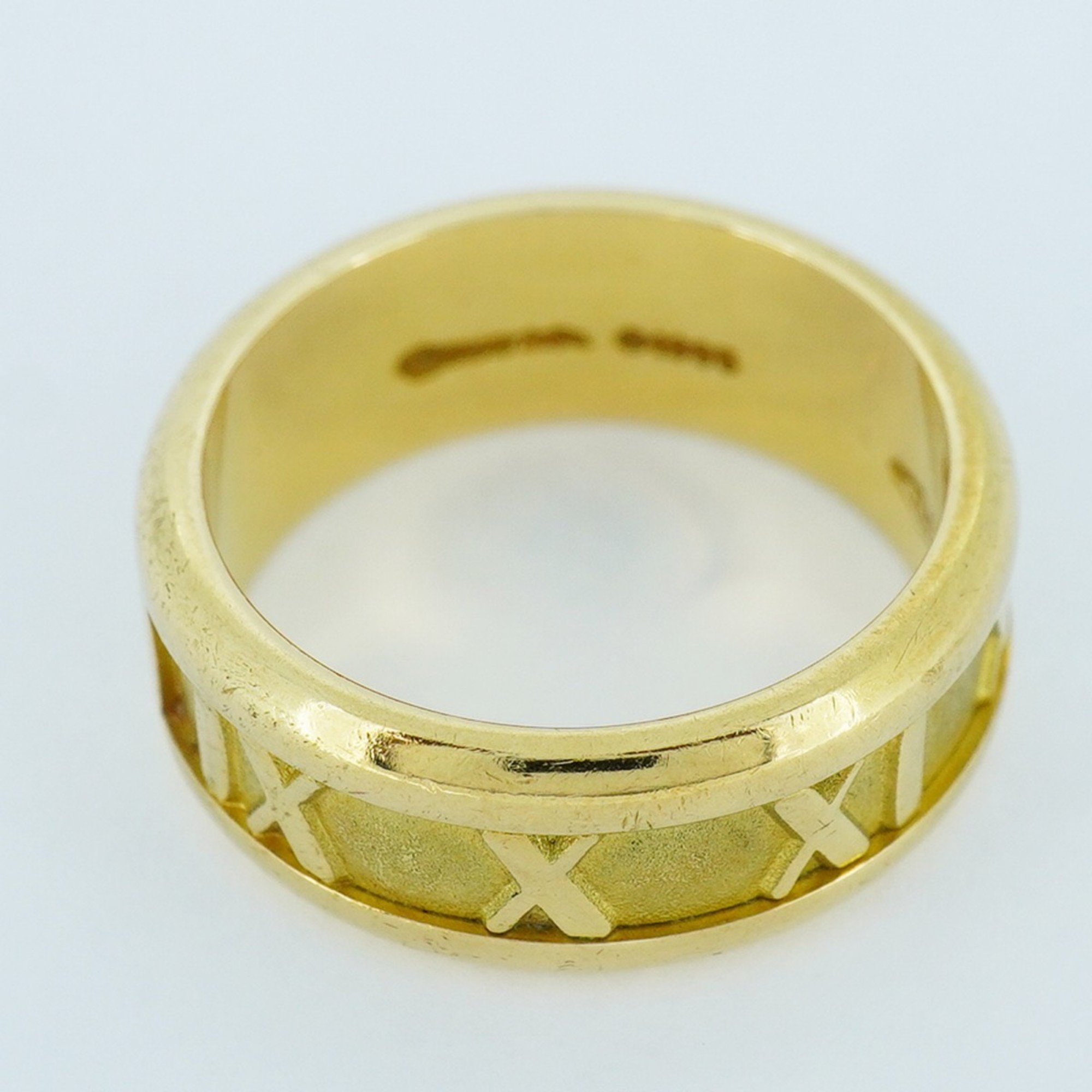 Tiffany Atlas Ring, 18K Yellow Gold, Size 12, Women's