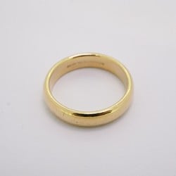 Tiffany Ring Wedding Band K18YG Yellow Gold Size 15.5 Men's Women's