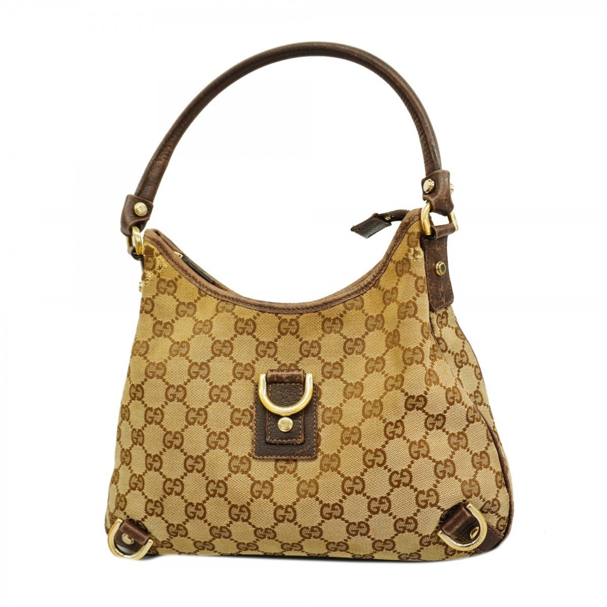 Gucci Handbag GG Canvas Abby 130738 Brown Women's