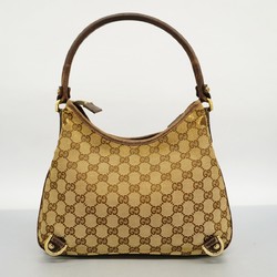 Gucci Handbag GG Canvas Abby 130738 Brown Women's