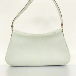 Salvatore Ferragamo Shoulder Bag Gancini Leather Light Blue Women's