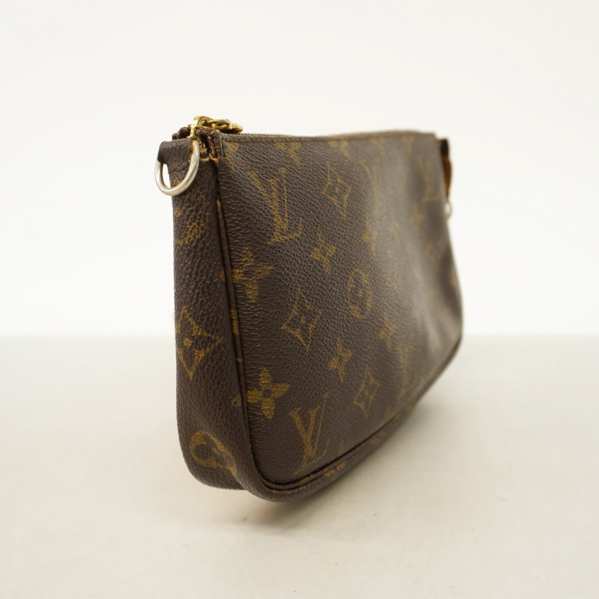 Louis Vuitton Pouch Monogram Pochette Accessoires M51980 Brown Women's