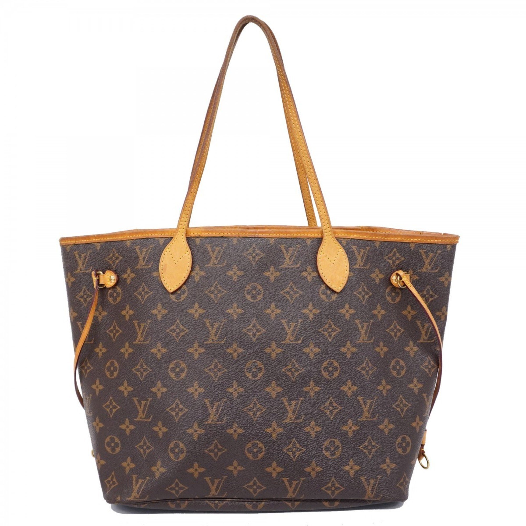 Louis Vuitton Tote Bag Monogram Neverfull MM M41178 Brown Pivoine Ladies