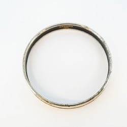 Hermes Bangle, Emaille PM, Metal, Cloisonne, Silver, White, Women's