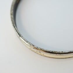 Hermes Bangle, Emaille PM, Metal, Cloisonne, Silver, White, Women's