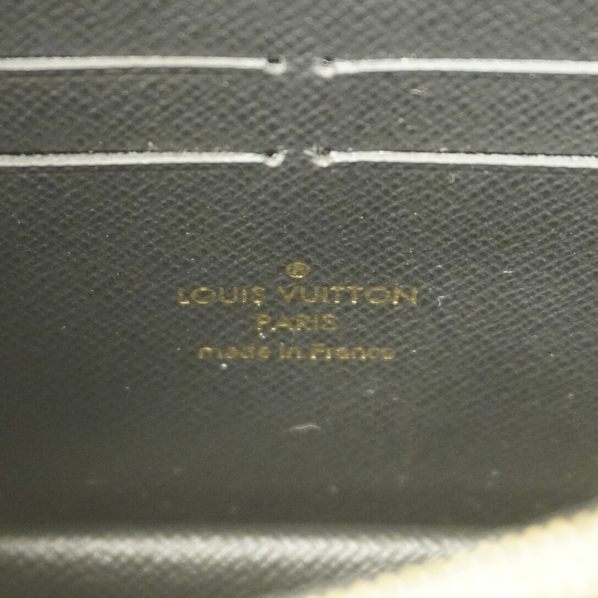 Louis Vuitton Shoulder Wallet Epi Portefeuille Twist Chain Noir Ladies