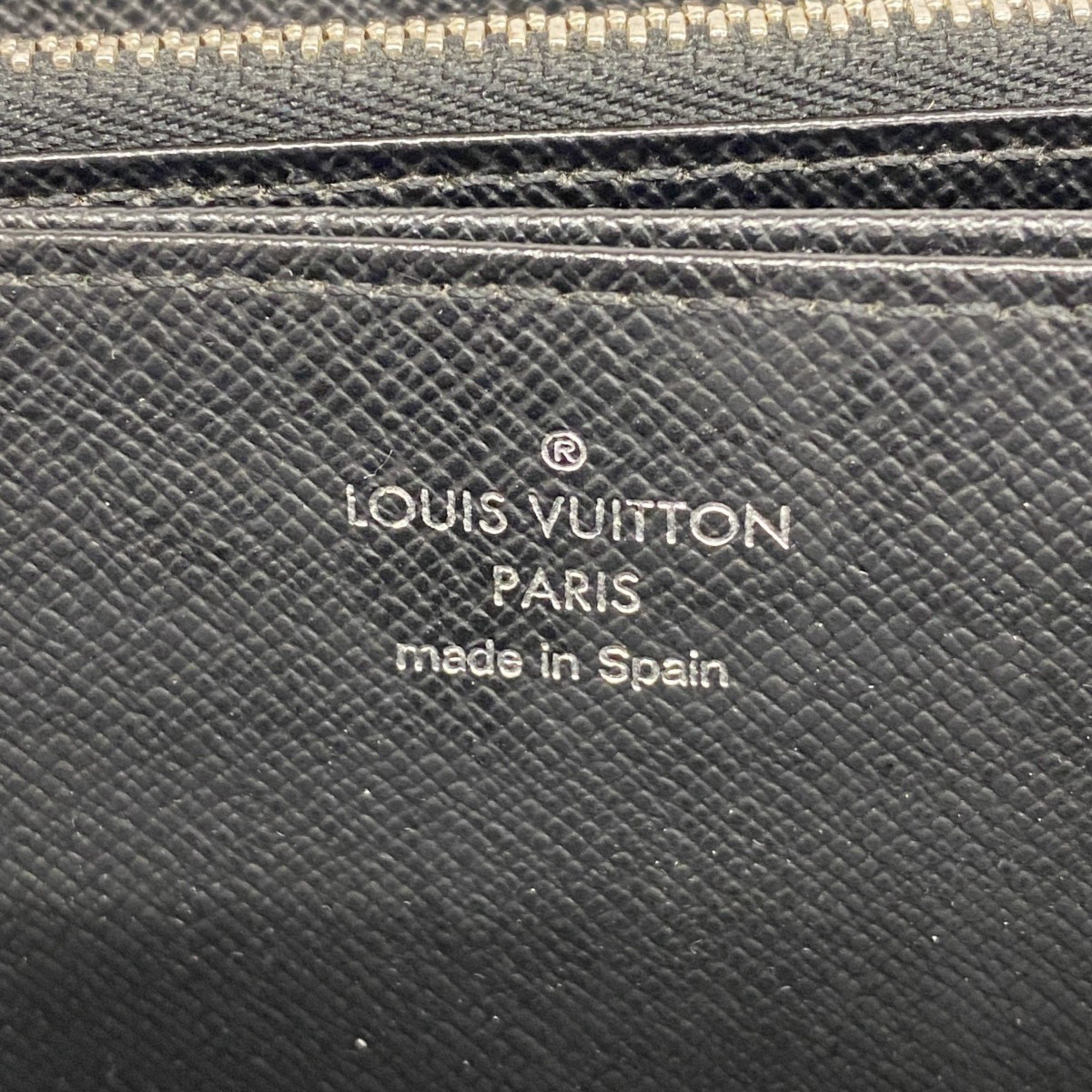 Louis Vuitton Long Wallet Epi Zippy M61857 Noir Men's Women's