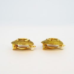 Chanel Earrings Coco Mark Circle GP Plated Gold Ladies