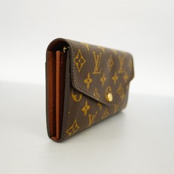 Louis Vuitton Long Wallet Monogram Portefeuille Sarah M60531 Brown Ladies