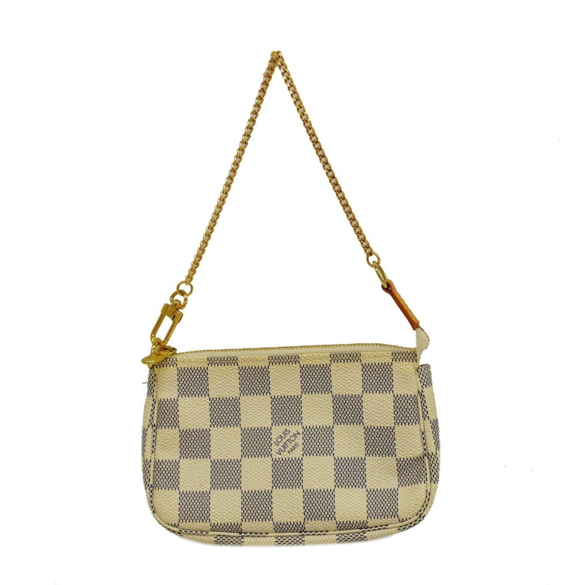 Louis Vuitton Pouch Damier Azur Pochette Accessoires N58010 White Women's