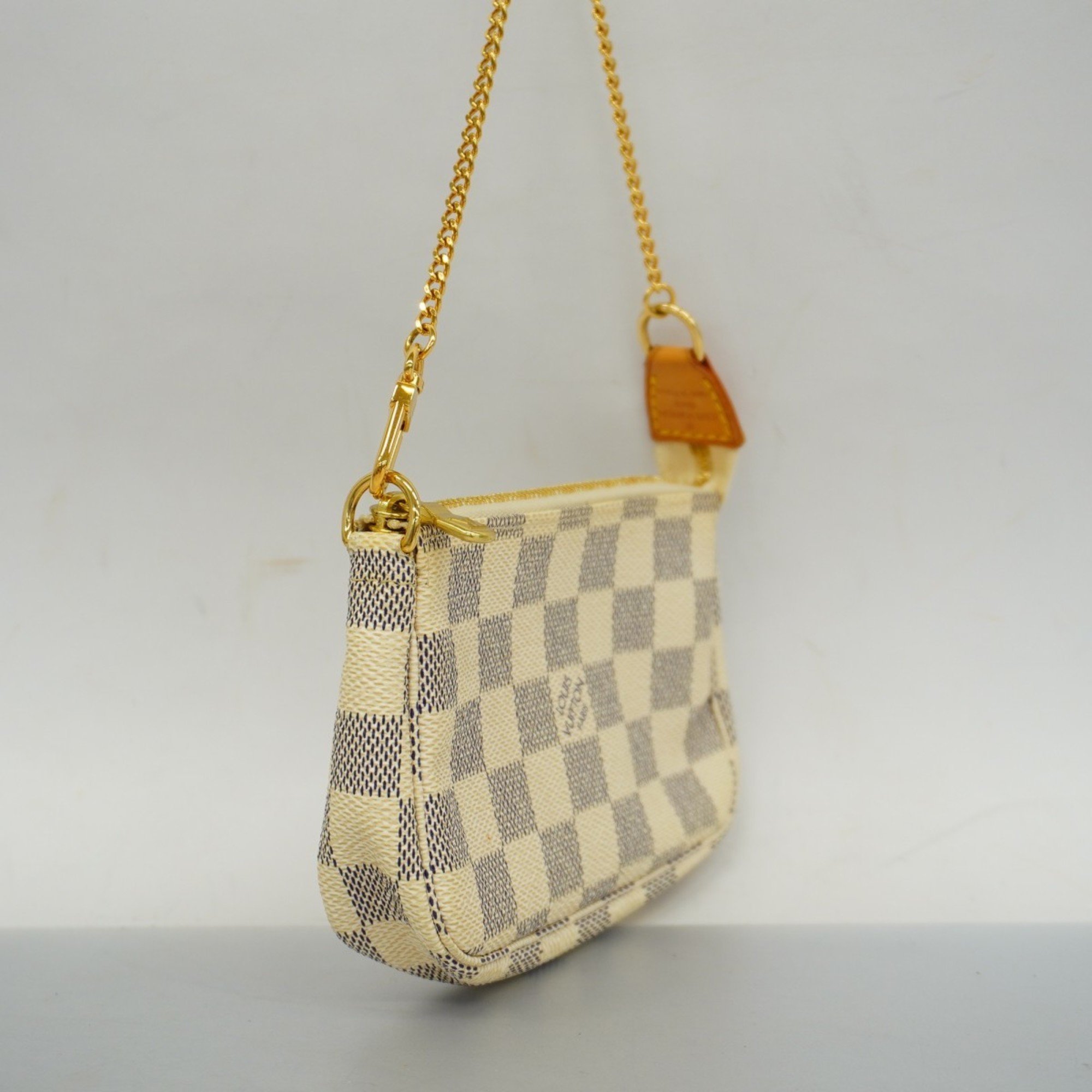 Louis Vuitton Pouch Damier Azur Pochette Accessoires N58010 White Women's