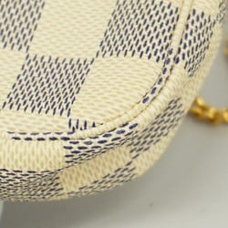 Louis Vuitton Pouch Damier Azur Pochette Accessoires N58010 White Women's