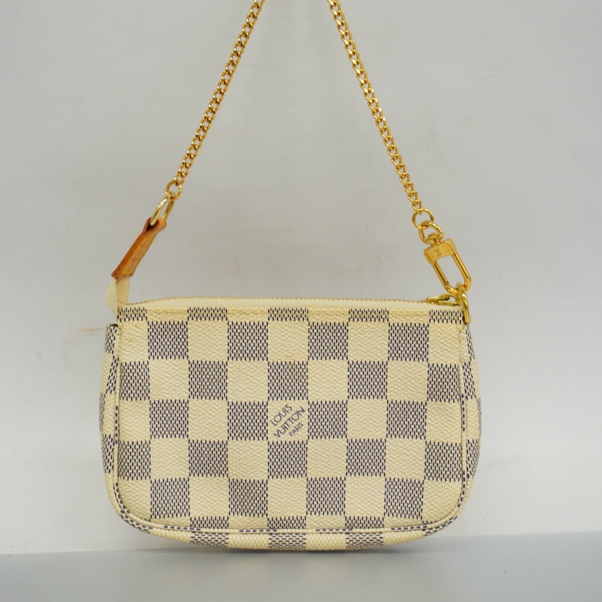 Louis Vuitton Pouch Damier Azur Pochette Accessoires N58010 White Women's