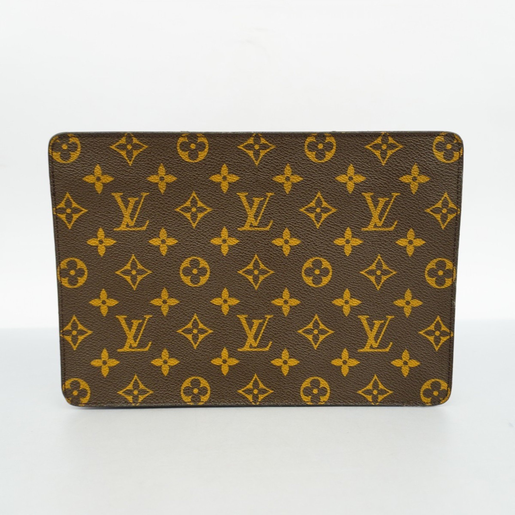 Louis Vuitton Clutch Bag Monogram Pochette Homme M51795 Brown Men's Women's