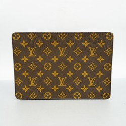 Louis Vuitton Clutch Bag Monogram Pochette Homme M51795 Brown Men's Women's