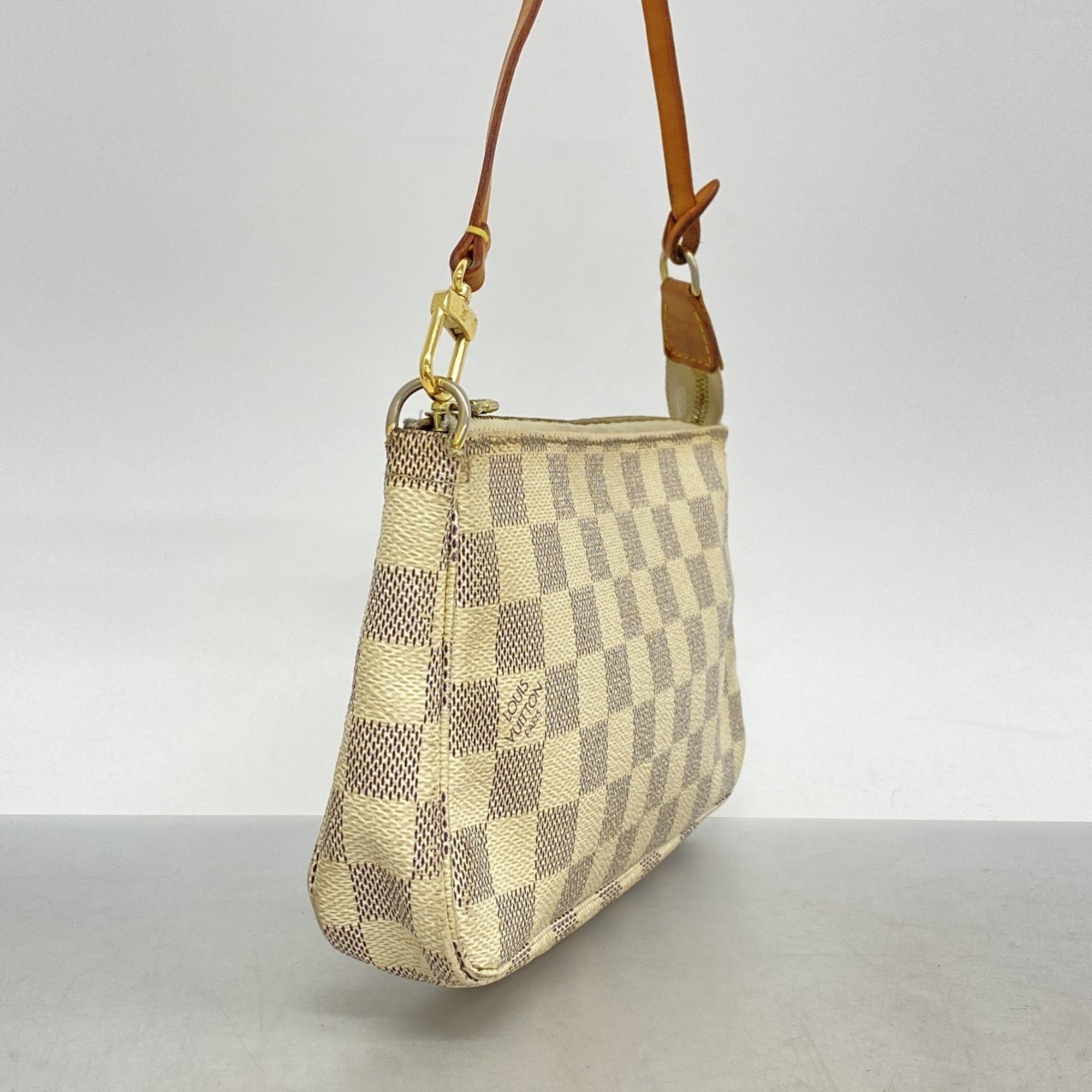 Louis Vuitton Pouch Damier Azur Pochette Accessoires N41207 White Women's