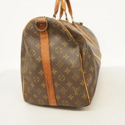 Louis Vuitton Boston Bag Monogram Keepall Bandouliere 50 M41416 Brown Men's Women's