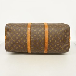 Louis Vuitton Boston Bag Monogram Keepall Bandouliere 50 M41416 Brown Men's Women's