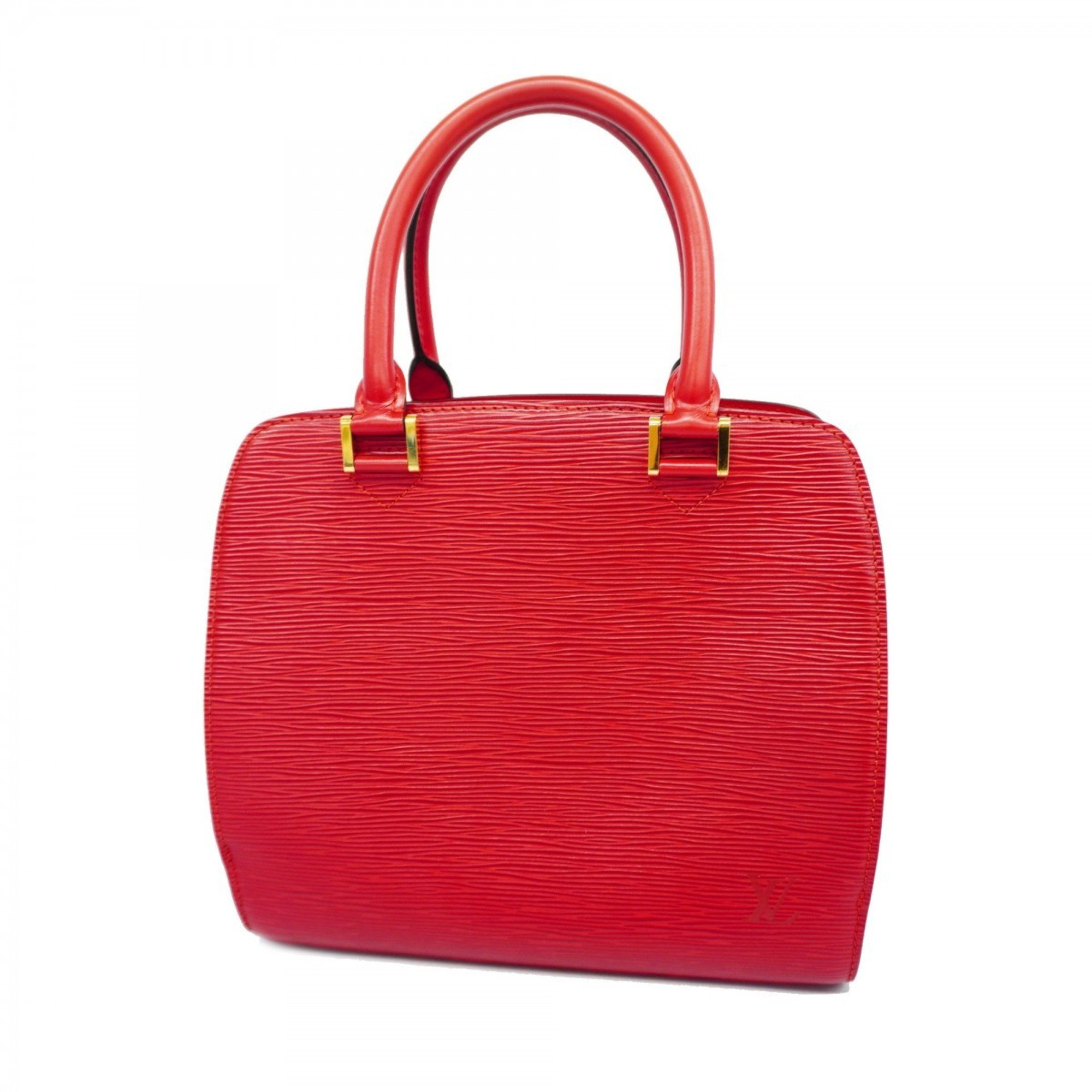 Louis Vuitton Handbag Epi Pont Neuf M52057 Castilian Red Ladies