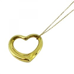 Tiffany Necklace Heart K18YG Yellow Gold Ladies