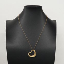 Tiffany Necklace Heart K18YG Yellow Gold Ladies