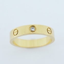 Cartier Ring Love 1PD Diamond K18YG Yellow Gold #54 Men's Women's