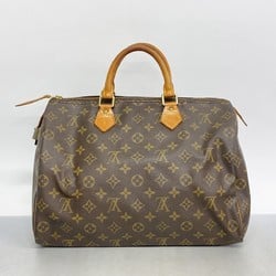 Louis Vuitton Handbag Monogram Speedy 35 M41107 Brown Ladies