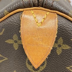 Louis Vuitton Handbag Monogram Speedy 35 M41107 Brown Ladies