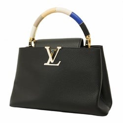 Louis Vuitton Handbag Taurillon Capucines MM M22805 Noir Ladies