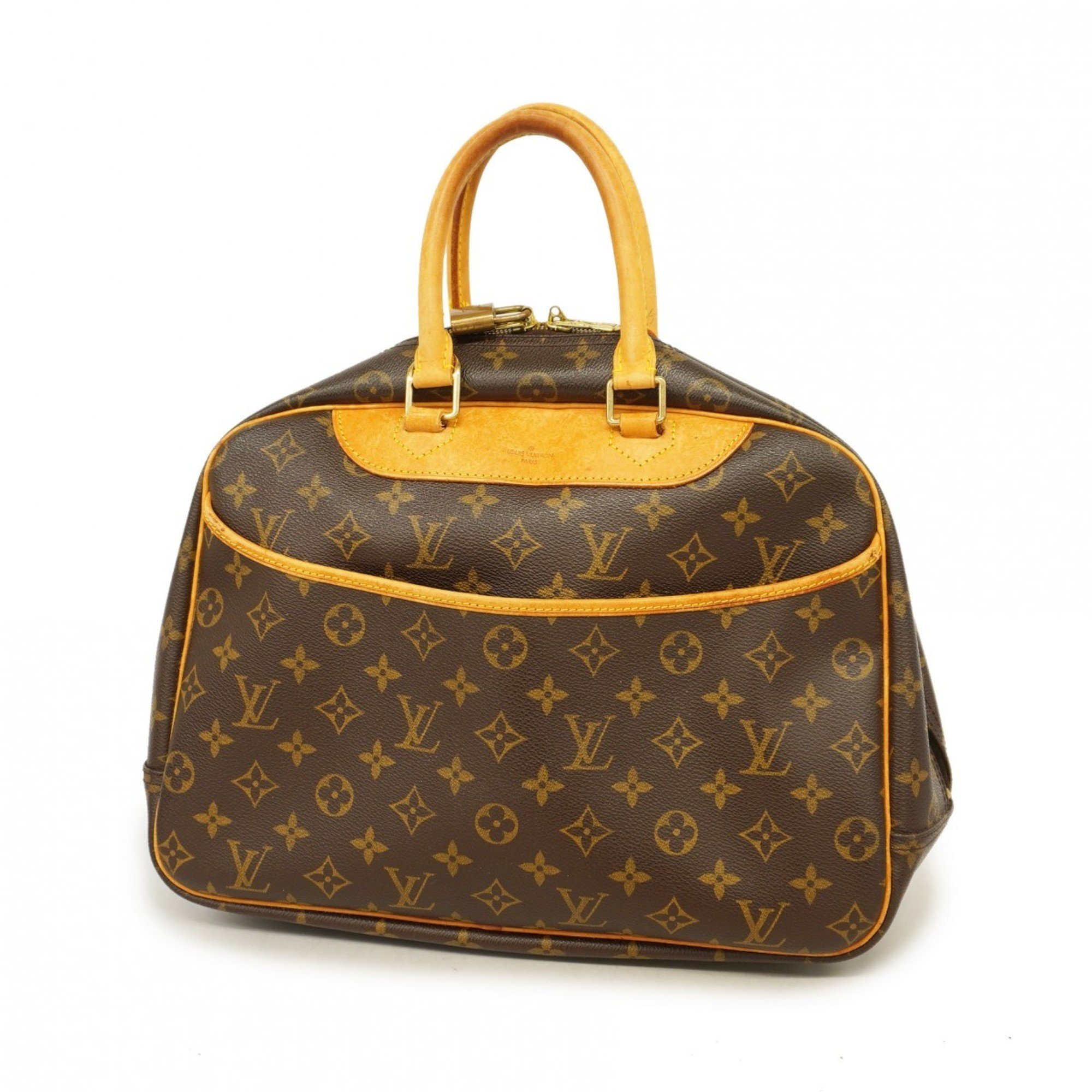 Louis Vuitton Handbag Monogram Deauville M47270 Brown Ladies