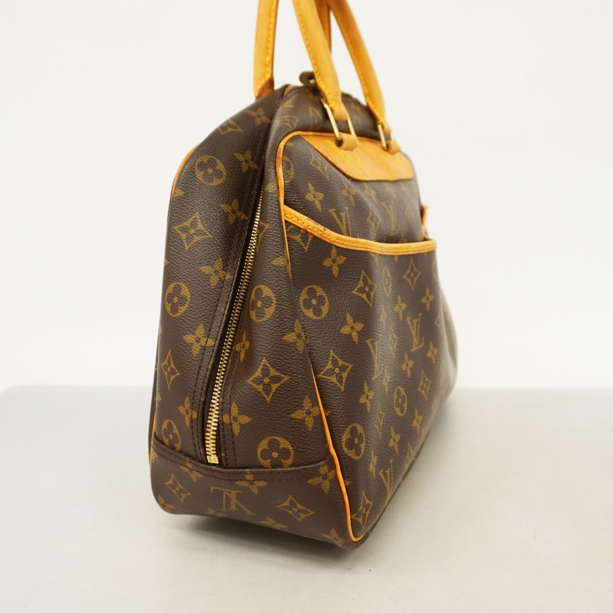 Louis Vuitton Handbag Monogram Deauville M47270 Brown Ladies