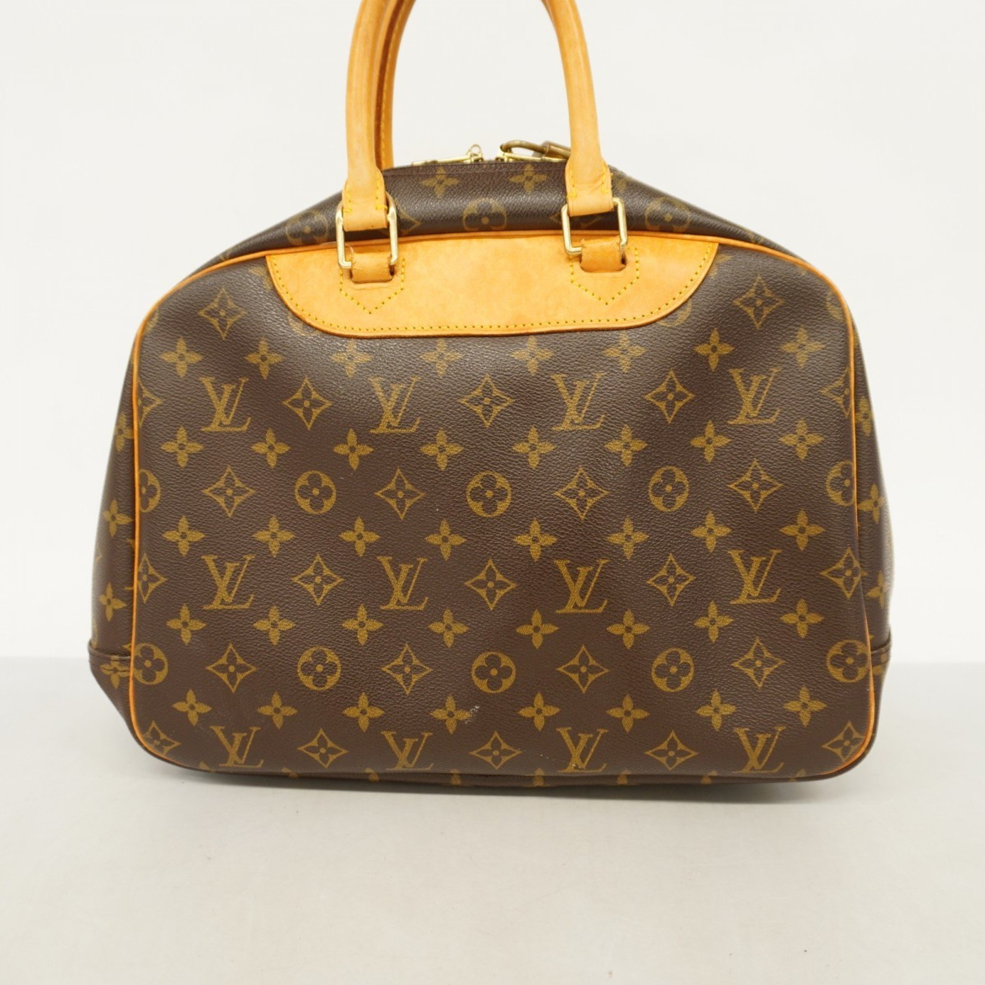 Louis Vuitton Handbag Monogram Deauville M47270 Brown Ladies