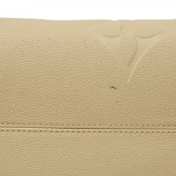 Louis Vuitton Tote Bag Monogram Empreinte On the Go GM M45081 Creme Women's