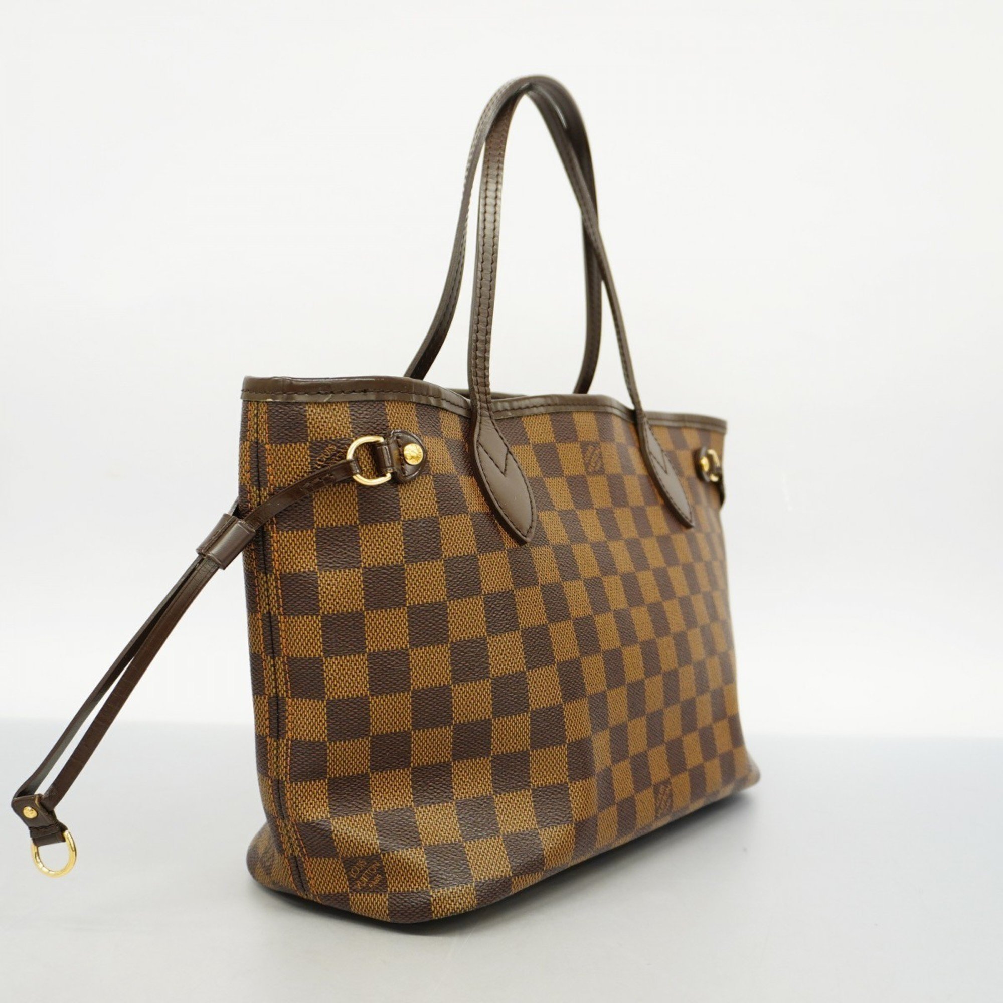 Louis Vuitton Tote Bag Damier Neverfull PM N51109 Ebene Women's