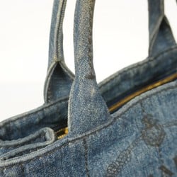 Prada tote bag canapa denim blue ladies