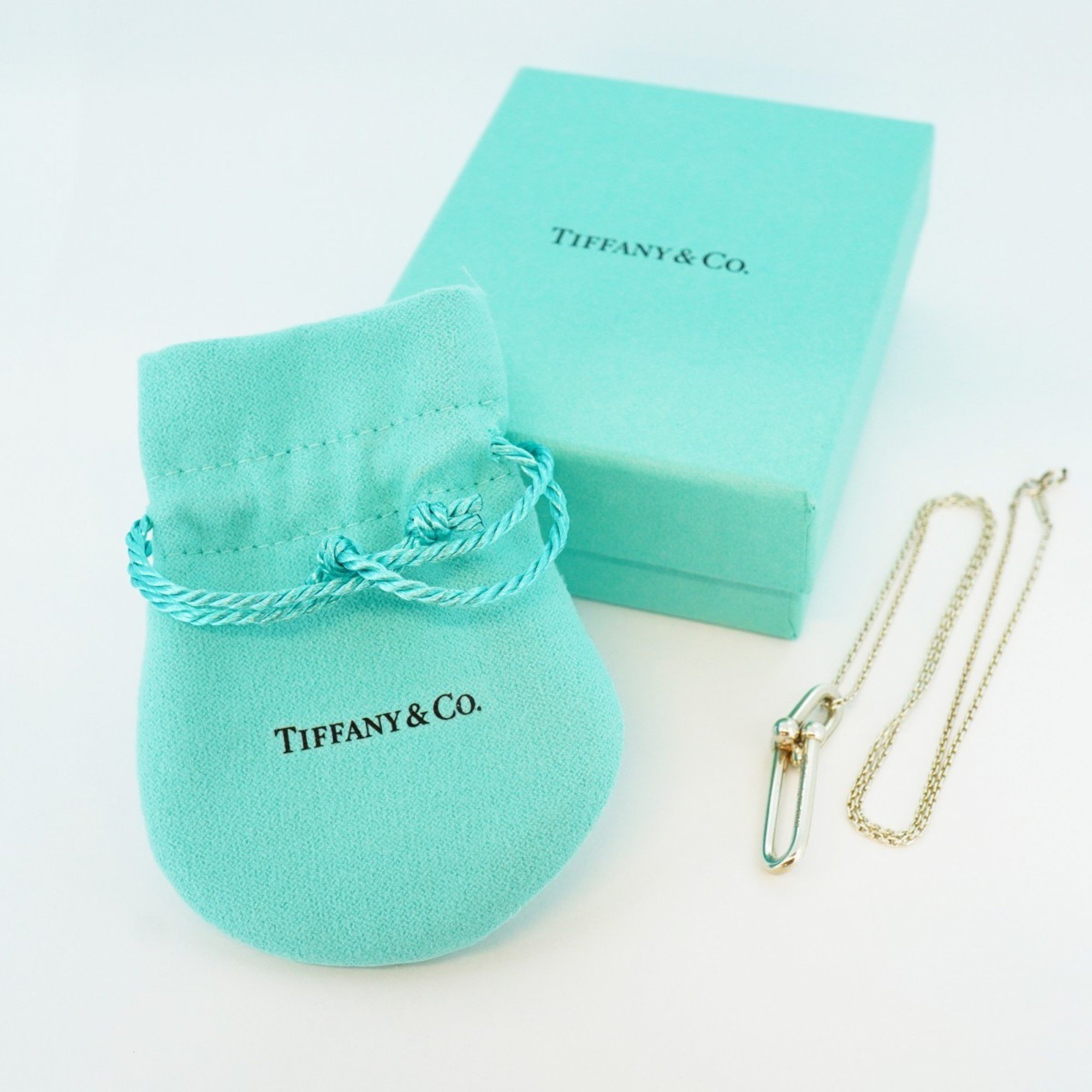 Tiffany Necklace Hardware Link Silver 925 for Men and Women