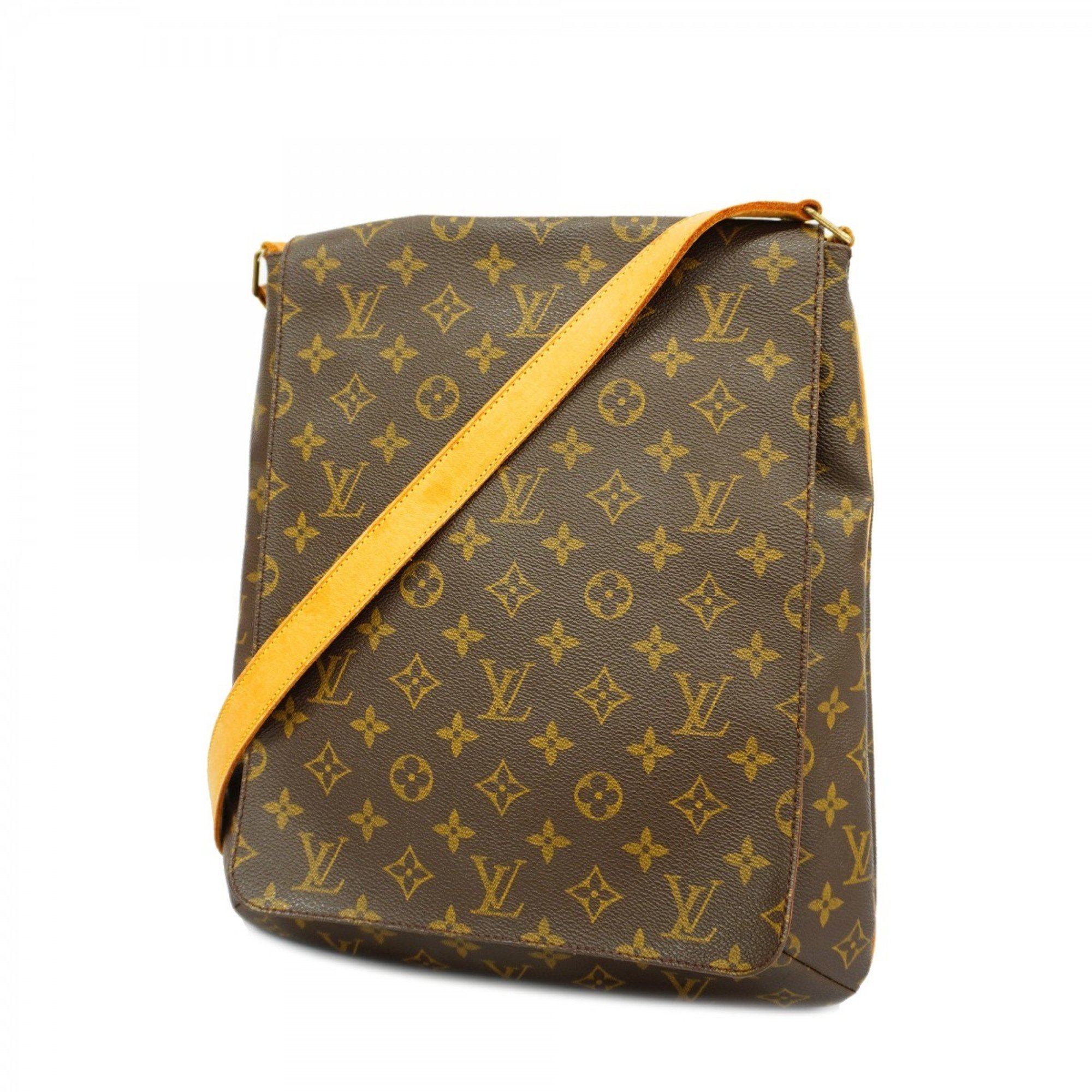 Louis Vuitton Shoulder Bag Monogram Musette M51256 Brown Ladies