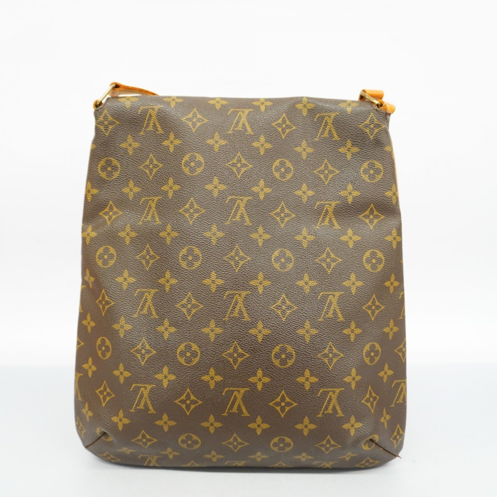 Louis Vuitton Shoulder Bag Monogram Musette M51256 Brown Ladies