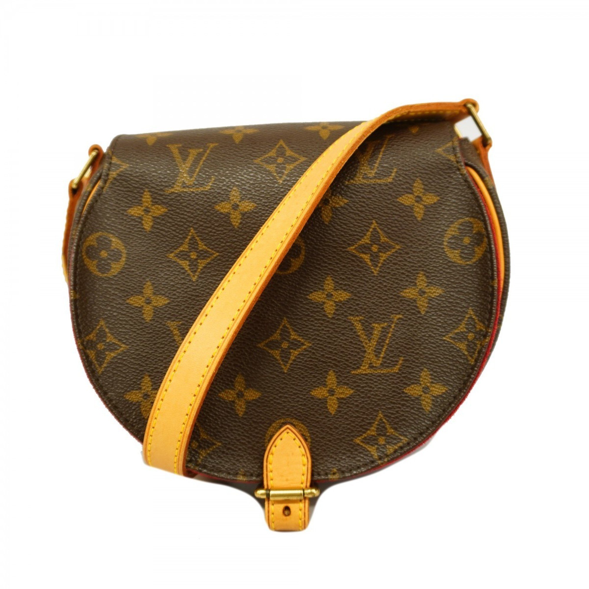 Louis Vuitton Shoulder Bag Monogram Tan Blanc M51179 Brown Ladies