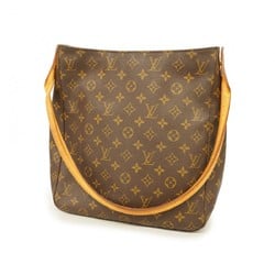 Louis Vuitton Shoulder Bag Monogram Looping GM M51145 Brown Ladies