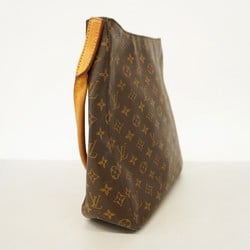 Louis Vuitton Shoulder Bag Monogram Looping GM M51145 Brown Ladies